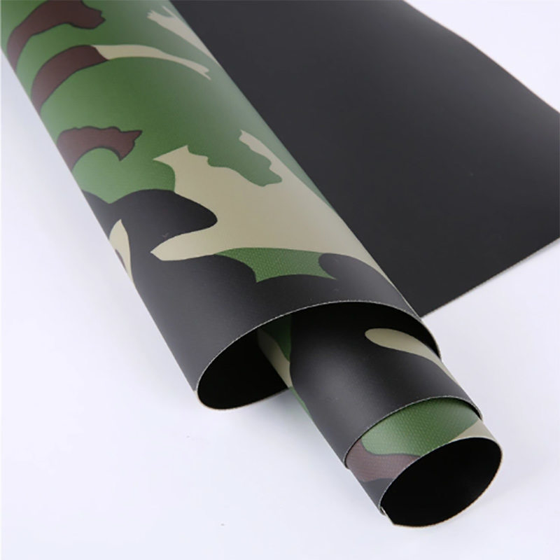 Camouflage Støv PVC Coated Polyester Tarps