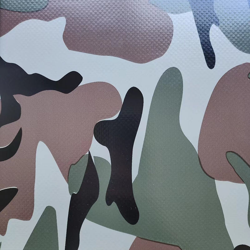 Camouflage Støv PVC Coated Polyester Tarps