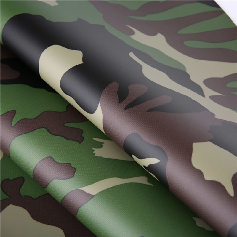 Camouflage Støv PVC Coated Polyester Tarps