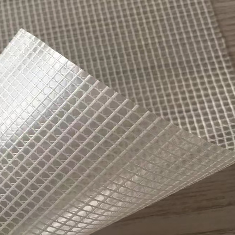 Gennemsigtig PVC-belagt mesh presenning