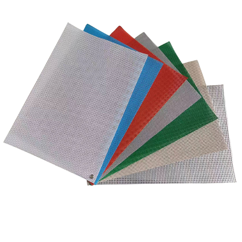 PVC coated polyester mesh stof