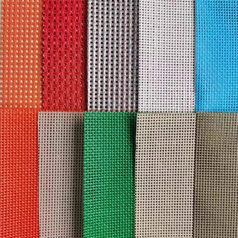 PVC coated polyester mesh stof