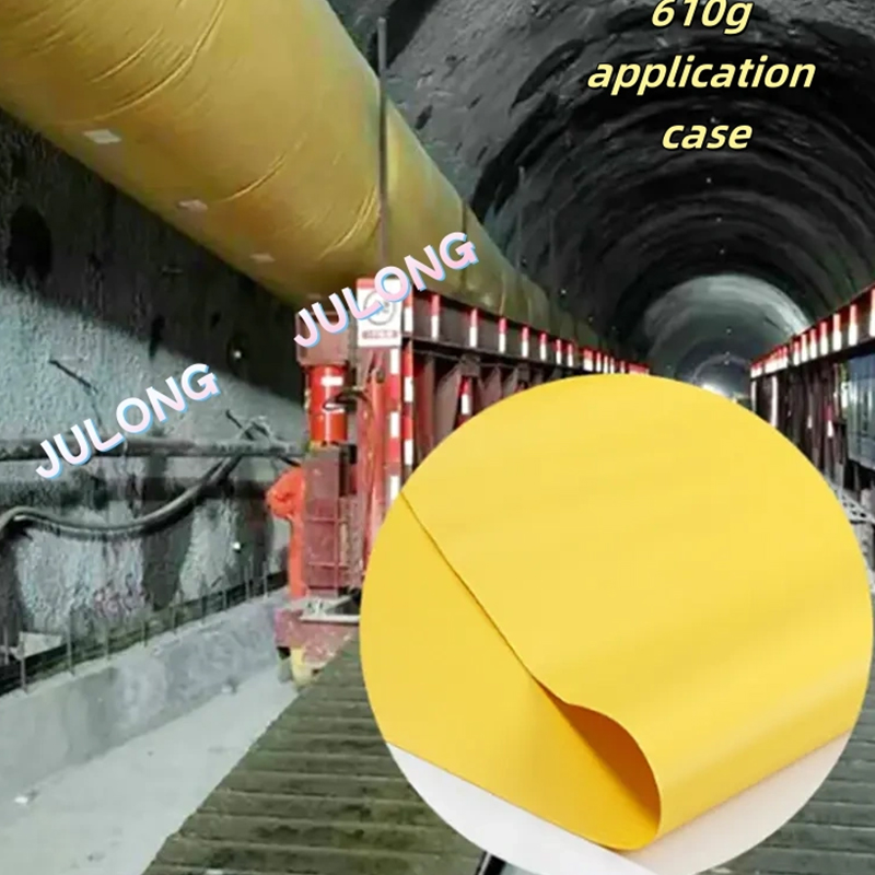 PVC Coated Polyester Fabric til miningventilationssystem